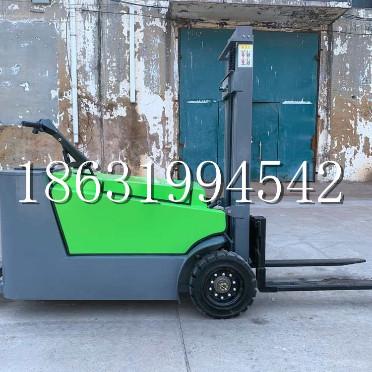 新营区小型电动叉车1吨2吨步行站驾式电瓶堆高充电装卸车液压升降车铲车